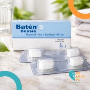 BATEN S FLUCONAZOL 75MG, SECNIDAZOL 1000MG C*4 TABLETAS RECUBIERTAS - BUSSIE