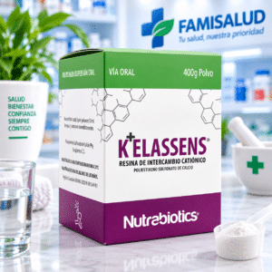KELASSENS POLIESTIRENO SULFONATO CALCICO 99G/100G POLVO PARA RECONSTITUIR A SOLUCION ORAL FRASCO*400G - NUTRABIOTICS