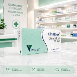 CINALTIUS CINACALCET 30MG C*30 TABLETAS RECUBIERTAS - VESALIUS PHARMA