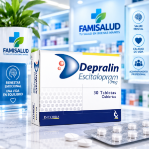 DEPRALIN ESCITALOPRAM 10MG C*30 TABLETAS CUBIERTAS - INCOBRA