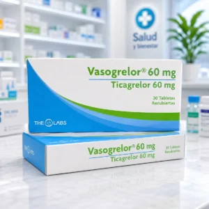 VASOGRELOR TICAGRELOR 60MG C*30 TABLETAS RECUBIERTAS - THE LABS