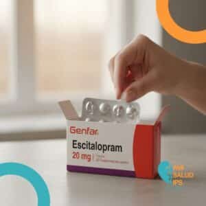 ESCITALOPRAM 20MG C*30 COMPRIMIDOS RECUBIERTOS - GENFAR