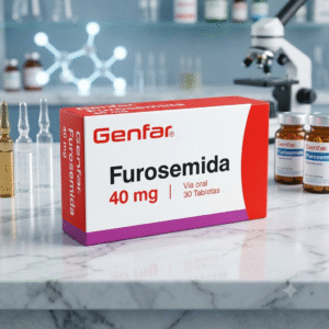 FUROSEMIDA 40MG BLISTER * 30 TABLETAS - GENFAR