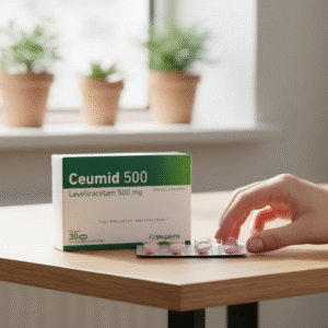 CEUMID 500 LEVETIRACETAM 500MG C*30 COMPRIMIDOS RECUBIERTOS - MEGALABS