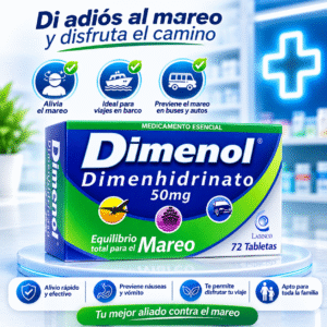 DIMENOL DIMENHIDRINATO 50MG C*72 TABLETAS - LABINCO