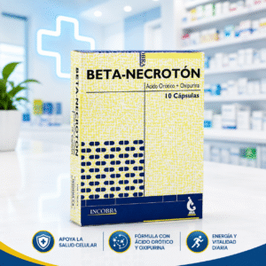 BETA-NECROTON ACIDO OROTICO 200MG OXIPURINA 50MG C*10 CAPSULAS - INCOBRA
