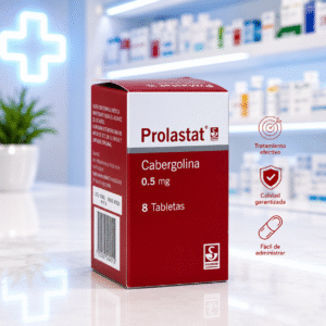 PROLASTAT CABERGOLINA 0.5MG FRASCO*8 TABLETAS - SIEGFRIED