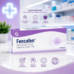 FENCAFEN CAFEINA ANHIDRA 100MG, ERGOTAMINA 1MG C*50 TABLETAS - TECNOQUIMICAS