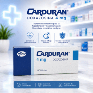 CARDURAN DOXAZOSINA 4MG C*14 TABLETAS - PFIZER