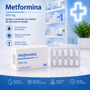 METFORMINA 850MG C*30 TABLETAS - PISA