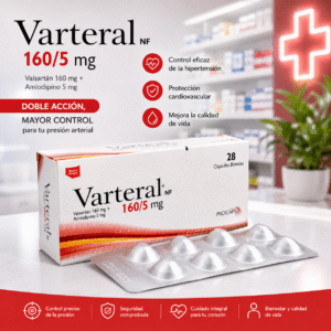 VARTERAL NF VALSARTAN 160MG, AMLODIPINO 5MG C*28 CAPSULA BLANDAS - PROCAPS