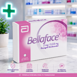 BELLAFACE DIENOGEST 2MG, ETINILESTRADIOL 0.03MG C*21 TABLETAS RECUBIERTAS - ABBOTT