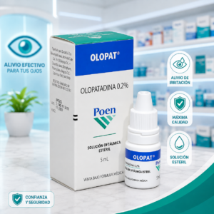 OLOPAT OLOPATADINA 0.2% SOLUCION OFTALMICA FRASCO*5ML - POEN