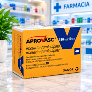 APROVASC IRBESARTAN 150MG, AMLODIPINO 10MG C*28 COMPRIMIDOS RECUBIERTOS - SANOFI