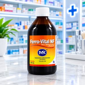 FERROVITAL NF COMPLEJO B, HIERRO ELEMENTAL SOLUCION ORAL FRASCO*340ML - TECNQUIMICAS