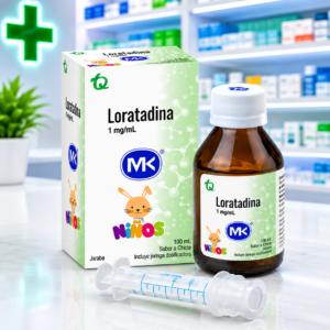 LORATADINA NIÑOS LORATADINA 1MG/ML JARABE FRASCO*100ML SABOR A CHICLE - TQ