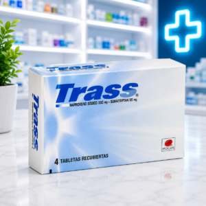 TRASS NAPROXENO 500MG, SUMATRIPTAN 85MG C*4 TABLETAS RECUBIERTAS - PROCAPS