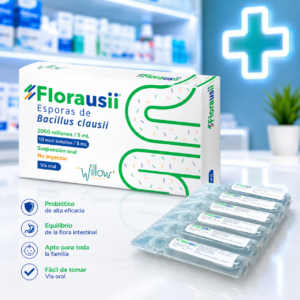 FLORAUSII ESPORAS DE BACILLUS CLAUSII 2.000MILL/5ML SUSPENSION ORAL C*10 VIALES DE 5ML - WILLOW PHARMA