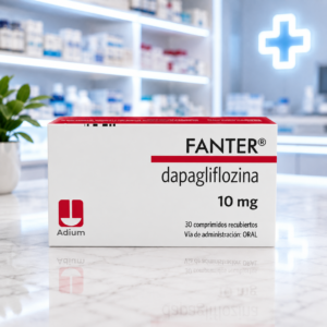 FANTER DAPAGLIFLOZINA 10MG C*28 COMPRIMIDOS RECUBIERTOS - ADIUM