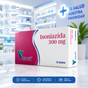 ISONIAZIDA 300MG C*10 TABLETAS - VESALIUS PHARMA