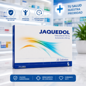 JAQUEDOL METOCARBAMOL 750MG, ACETAMINOFEN 350MG C*20 TABLETAS - INCOBRA