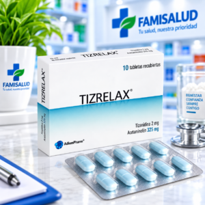 TIZRELAX TIZANIDINA 2MG, ACETAMINOFEN 325MG C*10 TABLETAS RECUBIERTAS - JOINPHARM