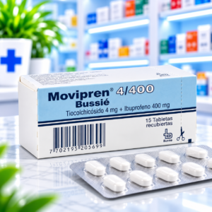 MOVIPREN TIOCOLCHICOSIDO 4MG, IBUPROFENO 400MG C*15 TABLETAS RECUBIERTAS - BUSSIE