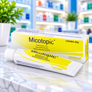MICOTOPIC CLOTRIMAZOL 1%, NEOMICINA 0.5%, DEXAMETASONA 0.04% CREMA TOPICA TUBO*40G - NOVAMED