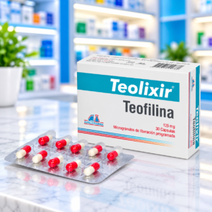 TEOLIXIR TEOFILINA 125MG CAPSULA DE LIBERACION PROGRAMADA - ANGLOPHARMA